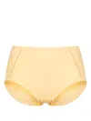 Eres Subtil High-waisted Briefs In Yellow