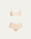 Eres Brina Soyeuse High-rise Recycled Jersey Briefs In Make Up