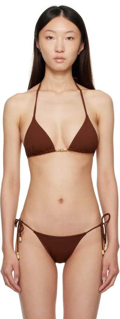 Eres Brown Ephemere Bikini Top