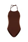Eres Women Brown Stretch Nylon Numero Swimsuit