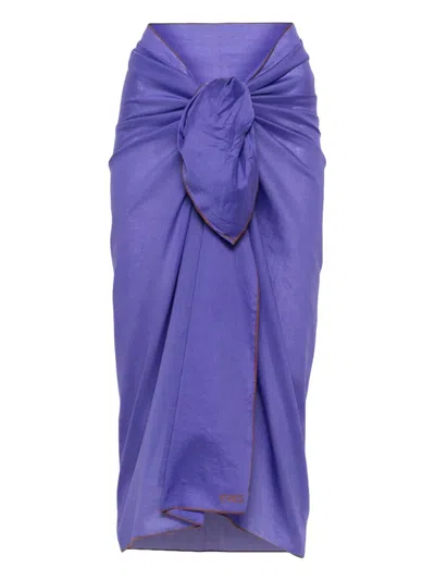 ERES CABINE LOGO-EMBROIDERED SARONG