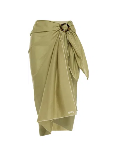 Eres Cabine Ring-detail Sarong In Green