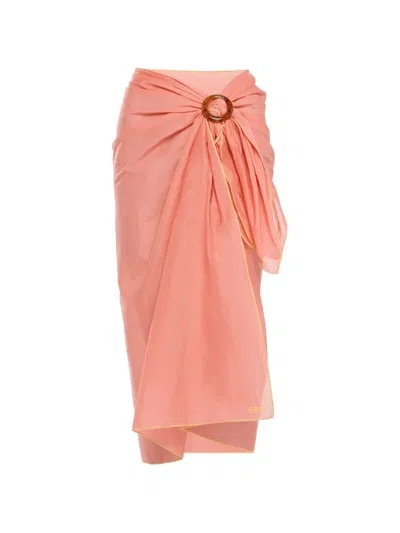 Eres Cabine Ring-detail Sarong In Pink