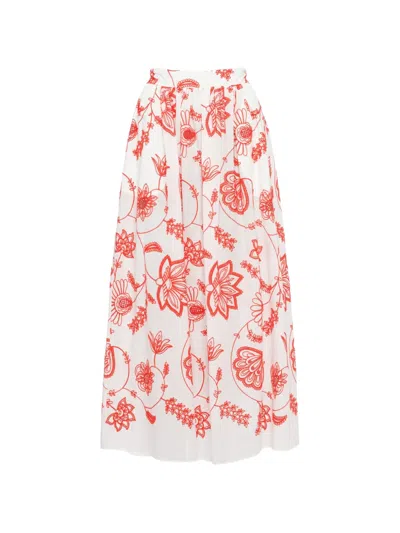 Eres Calie Midi Skirt In Pink