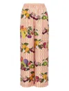 Eres Cannelle Printed Silk-twill Wide-leg Pants In Pink