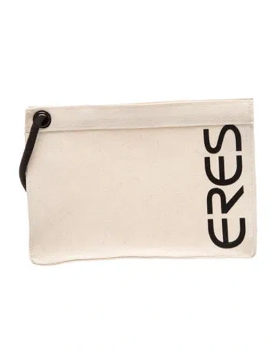 Pre-owned Eres Canvas Portfolio In Neutral