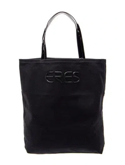 Pre-owned Eres Canvas Tote In Blue