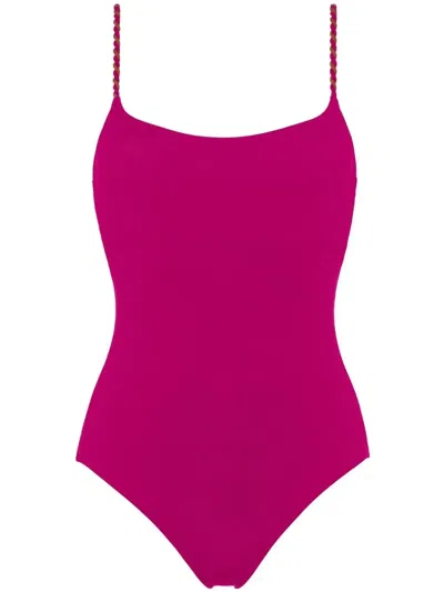 Eres Carnaval Twisted-straps Swimsuit In Pink