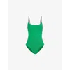 Eres Carnaval Twisted-straps Swimsuit In Fou/sunset