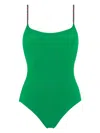Eres Carnaval Twisted-straps Swimsuit In Green