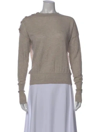 Pre-owned Eres Cashmere Crew Neck Top In Neutral