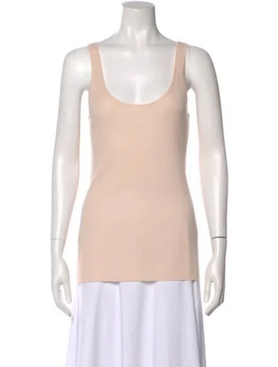 Pre-owned Eres Cashmere Scoop Neck Top W/ Tags In Pink