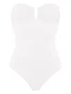 Eres Cassiopée Bandeau Swimsuit In White