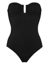 Eres Cassiopee Strapless U-hardware One-piece Swimsuit In Black