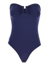 Eres 'cassiopee' Orange One-piece Swimsuit With Back Neckline In Tech Fabric Woman