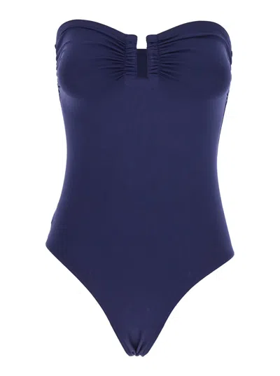 Eres 'cassiopee' Orange One-piece Swimsuit With Back Neckline In Tech Fabric Woman