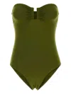 Eres Pistachio Green Stretch Nylon Cassiopee Swimsuit In Green