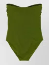 Eres "cassiopee" Strapless One-piece Swimsuit In Green