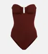 Eres Cassiopee Strapless Swimsuit In Tortue