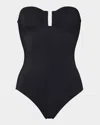 ERES CASSIOPEE STRAPLESS U-HARDWARE ONE-PIECE SWIMSUIT