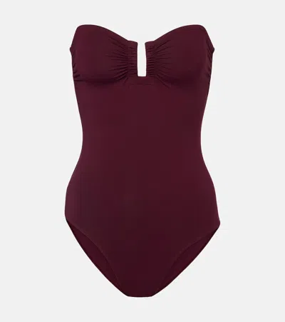 Eres Cassiopee Swimsuit In Burgundy