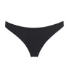 Eres Fripon Black Bikini Bottoms With Low Waist In Tech Fabric Stretch Woman In Black