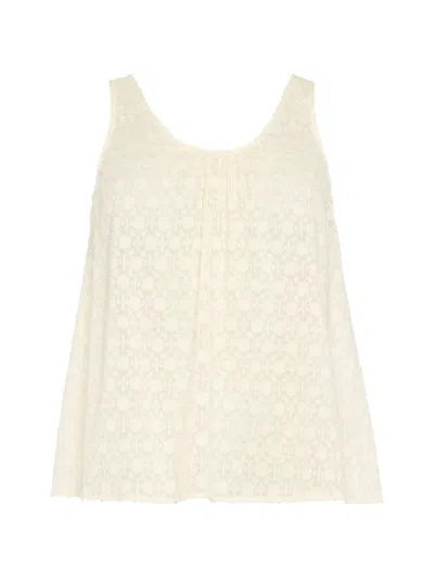 Eres Celebration Print Top In Neutral