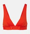Eres Charme Bikini Top In Red
