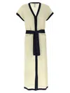 Eres Draped Dress With Pockets And Tie