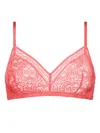 Eres Chérubin Lace Triangle Bra In 粉色