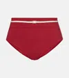 Eres Cheryl High-rise Bikini Bottoms In Red