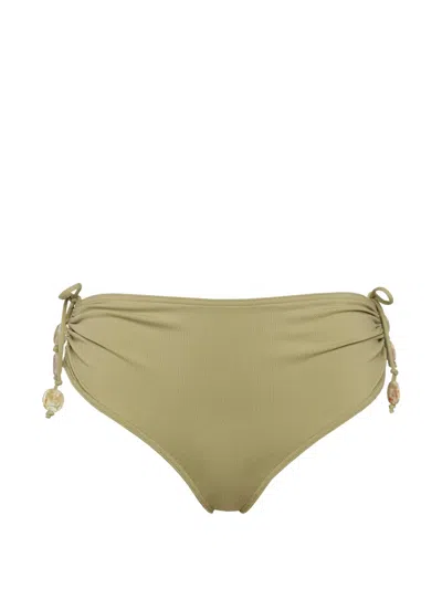 Eres Christie Mid-rise Bikini Bottoms In Green