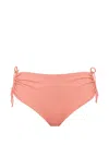 Eres Christie Ruched-detail Bikini Bottoms In Pink