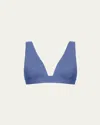 Eres Adjustable Strap Triangle Top High-cut Bikini In Sirene E25