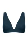 Eres Chrome Triangle Bikini Top In Blue
