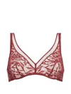 Eres Chœur Underwire Triangle Bra In Red