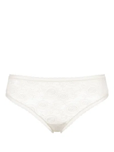Eres Citrine Thong In White
