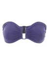 Eres Clasp-detail Bandeau Bikini Top In Blue