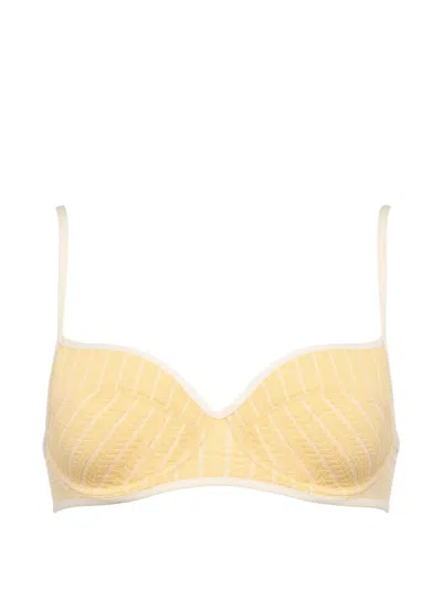 Eres Gestreifter Coconut Bikini In Yellow