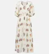 Eres Coffea Printed Silk Maxi Dress