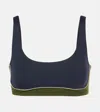 Eres Finale Scoop-neck Bikini Top In Multicoloured