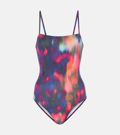 Eres Comete Printed Sequined Swimsuit In Pink