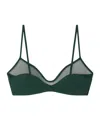 Eres Complice Triangle Bikini Top In Green