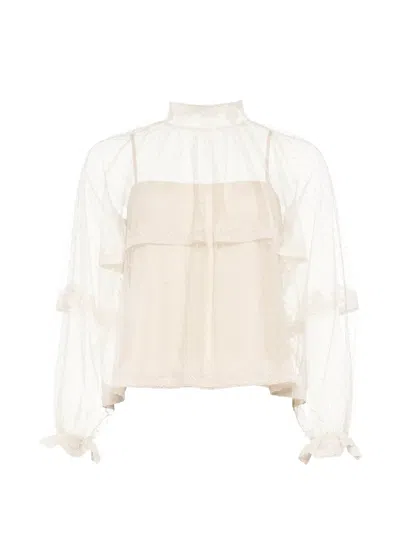 Eres Compliment Blouse In Neutral