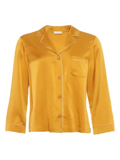Eres Convive Pajama Shirt In Yellow