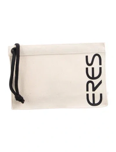 Pre-owned Eres Cosmetic Bag In Neutral