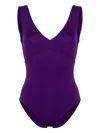 Eres Hold Up V-neck Swimsuit In Inka