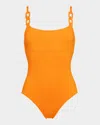 Eres Côtier One-piece Swimsuit In Kumquat