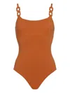 Eres Côtier Swimsuit In 褐色