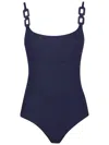 Eres Square Neckline Swimsuit Cut-out Strap